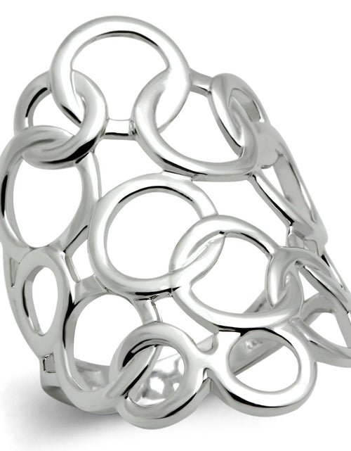 Load image into Gallery viewer, 3W170 - Rhodium Brass Ring with No Stone