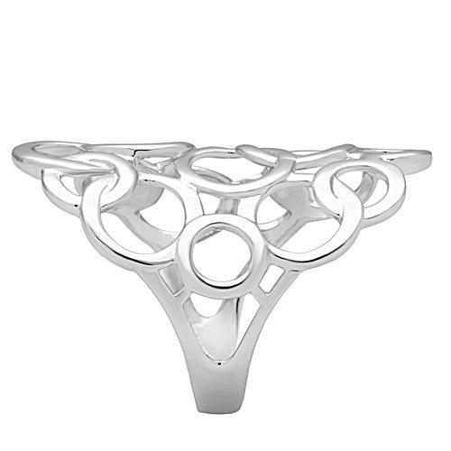 Load image into Gallery viewer, 3W170 - Rhodium Brass Ring with No Stone
