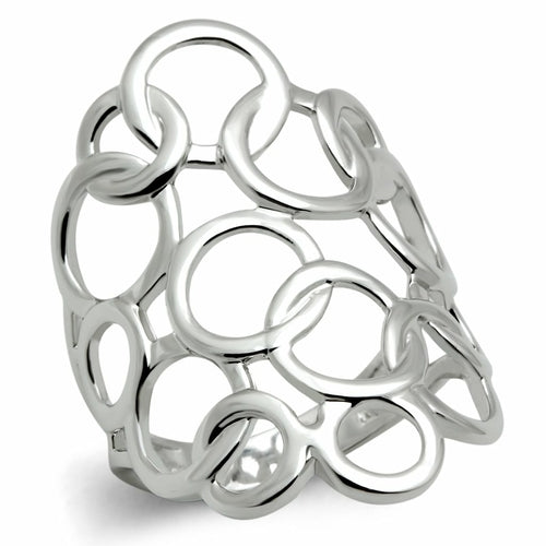 Load image into Gallery viewer, 3W170 - Rhodium Brass Ring with No Stone