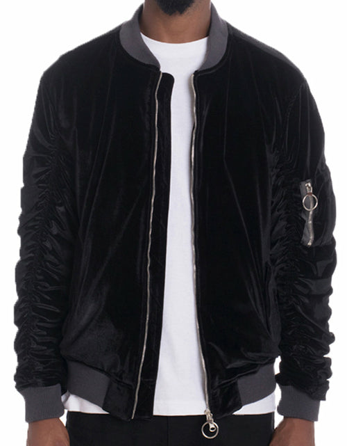 Load image into Gallery viewer, VELOUR BOMBER