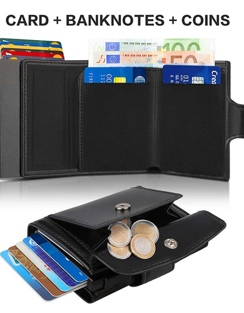 Load image into Gallery viewer, Trifold Smart Men's Wallets