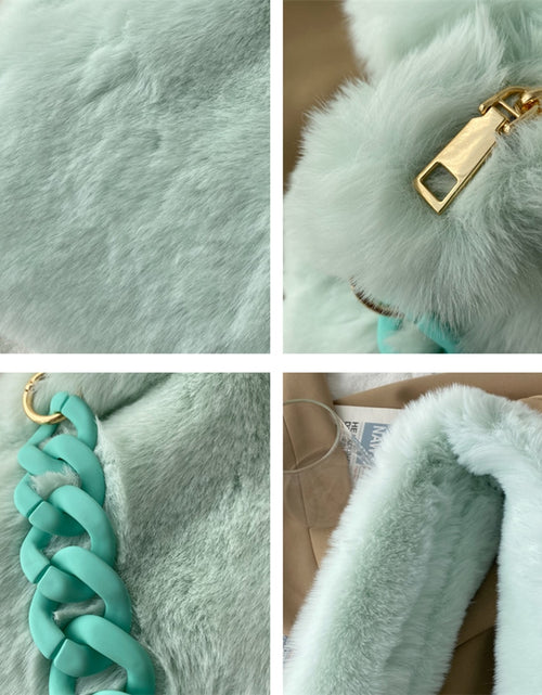 Load image into Gallery viewer, Fluffy Faux Fur Soft Shoulder Bags
