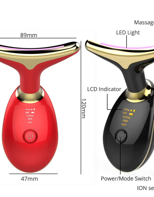 Load image into Gallery viewer, Micro-current Neck Face Massage Device
