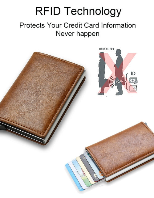 Load image into Gallery viewer, Rfid Card Holder Men Wallets
