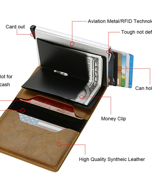 Load image into Gallery viewer, Rfid Card Holder Men Wallets
