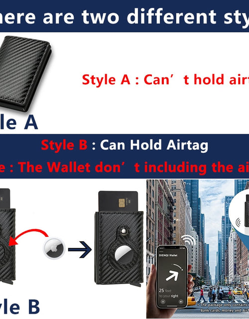 Load image into Gallery viewer, Rfid Card Holder Men Wallets
